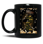 I Am The Daughter Of A King Black Gift Coffee Mug