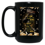 I Am The Daughter Of A King Black Coffee Mug, Gift Coffee Mug