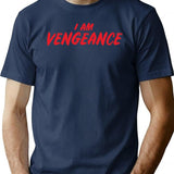 I Am Vengeance Premium Heavyweight Cotton T-Shirt - Navy