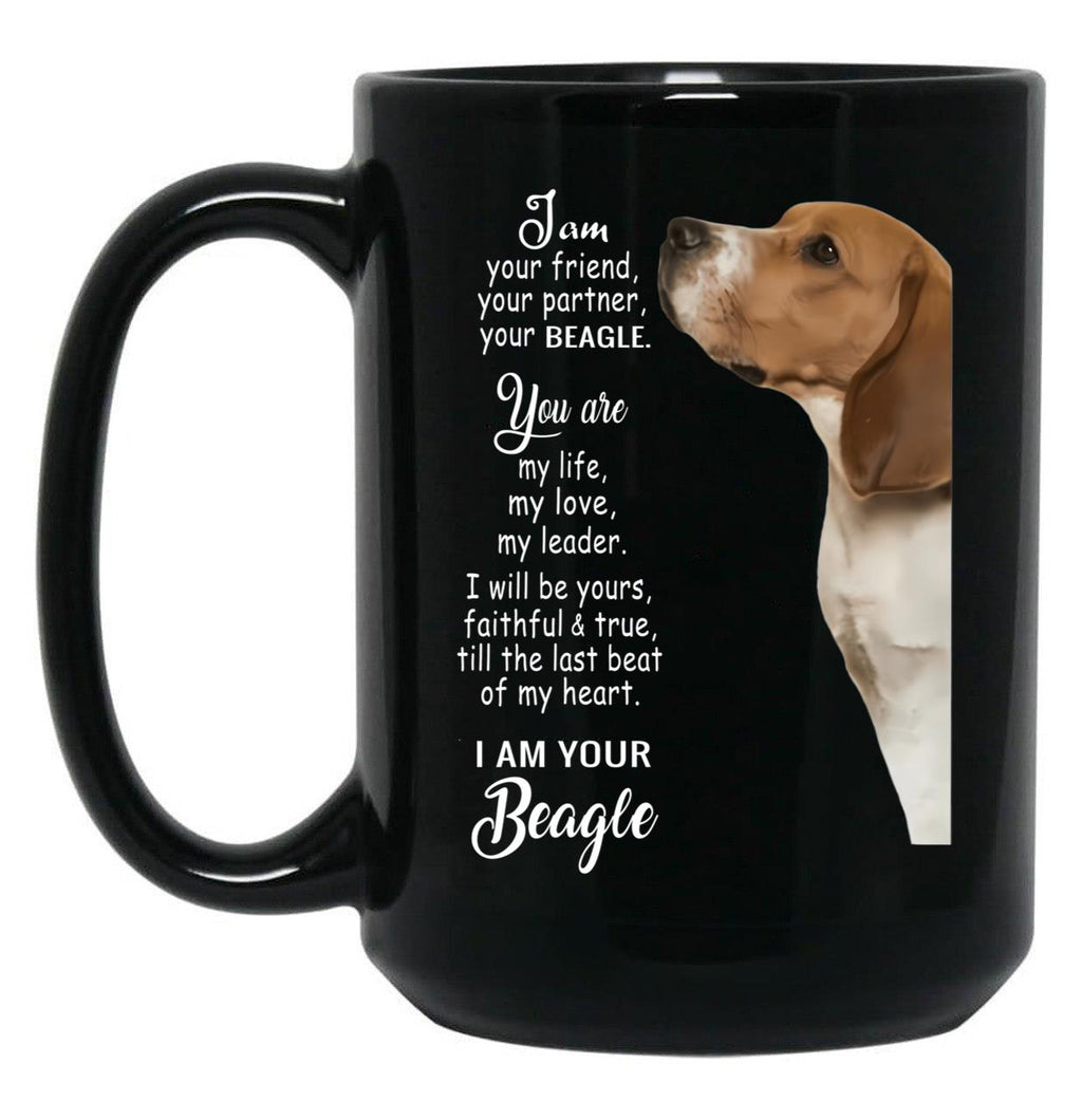 I Am Your Friend Your Partner Bealge Black Coffee Mug, Gift Coffee Mug