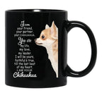 I Am Your Friend Your Partner Your Chihuahua Black Gift Coffee Mug - Black