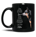 I Am Your Friend Your Partner Your Heeler Black Gift Coffee Mug