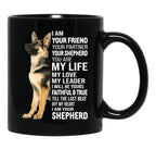 I Am Your German Shepherd Dog Black Gift Coffee Mug - Black