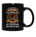 I Asked God To Make Me A Better Woman He Sent Me An Angel My Granddaughter Black Coffee Mug, Gift Coffee Mug - Black