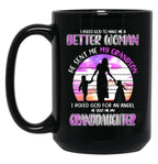 I Asked God To Make Me A Better Black Coffee Mug, Gift Coffee Mug
