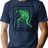I Beg To Differ T-Shirt for Men & Women, T-Shirts Graphic Tee - Navy