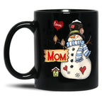 I Being A Mom For Christmas Black Gift Coffee Mug