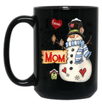 I Being A Mom For Christmas Black Coffee Mug, Gift Coffee Mug