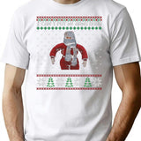 I Cant Put My Arms Down Ugly Christmas Premium Heavyweight Cotton T-Shirt - White