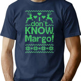 I Don'T Know Margo Premium Heavyweight Cotton T-Shirt - Navy