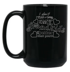 I Don'T Mean To Brag But My Grandkids Are Better Than Yours Black Coffee Mug, Gift Coffee Mug