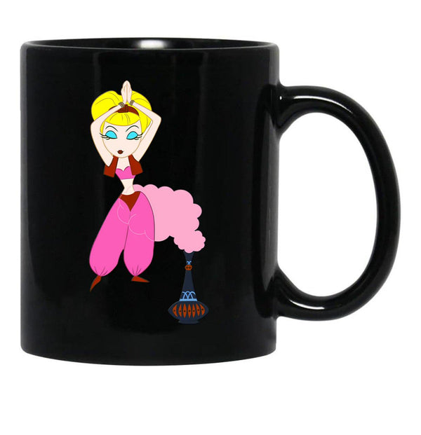 I Dream Of Jeannie Black Coffee Mug, Gift Coffee Mug - Black