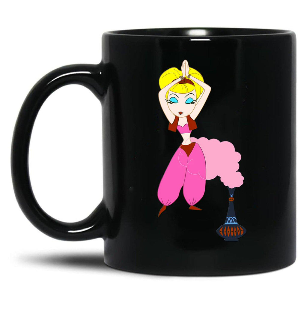 I Dream Of Jeannie Black Coffee Mug, Gift Coffee Mug