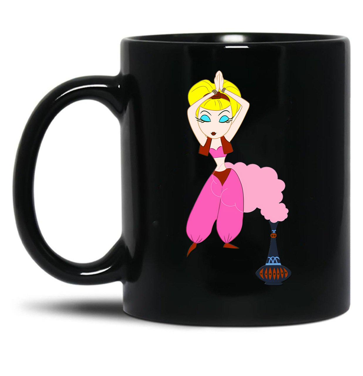 I Dream Of Jeannie Black Coffee Mug, Gift Coffee Mug