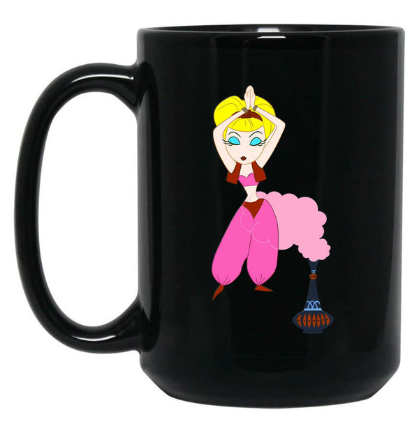 I Dream Of Jeannie Black Coffee Mug, Gift Coffee Mug - Black