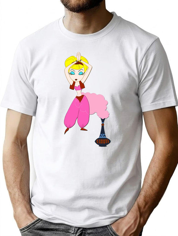 I Dream Of Jeannie Premium Heavyweight Cotton T-Shirt - White