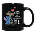 I Fe Ll In L O Ve W Ith T He M A N W Ho Di E D Fo R M E St Itc H Black Gift Coffee Mug - Black