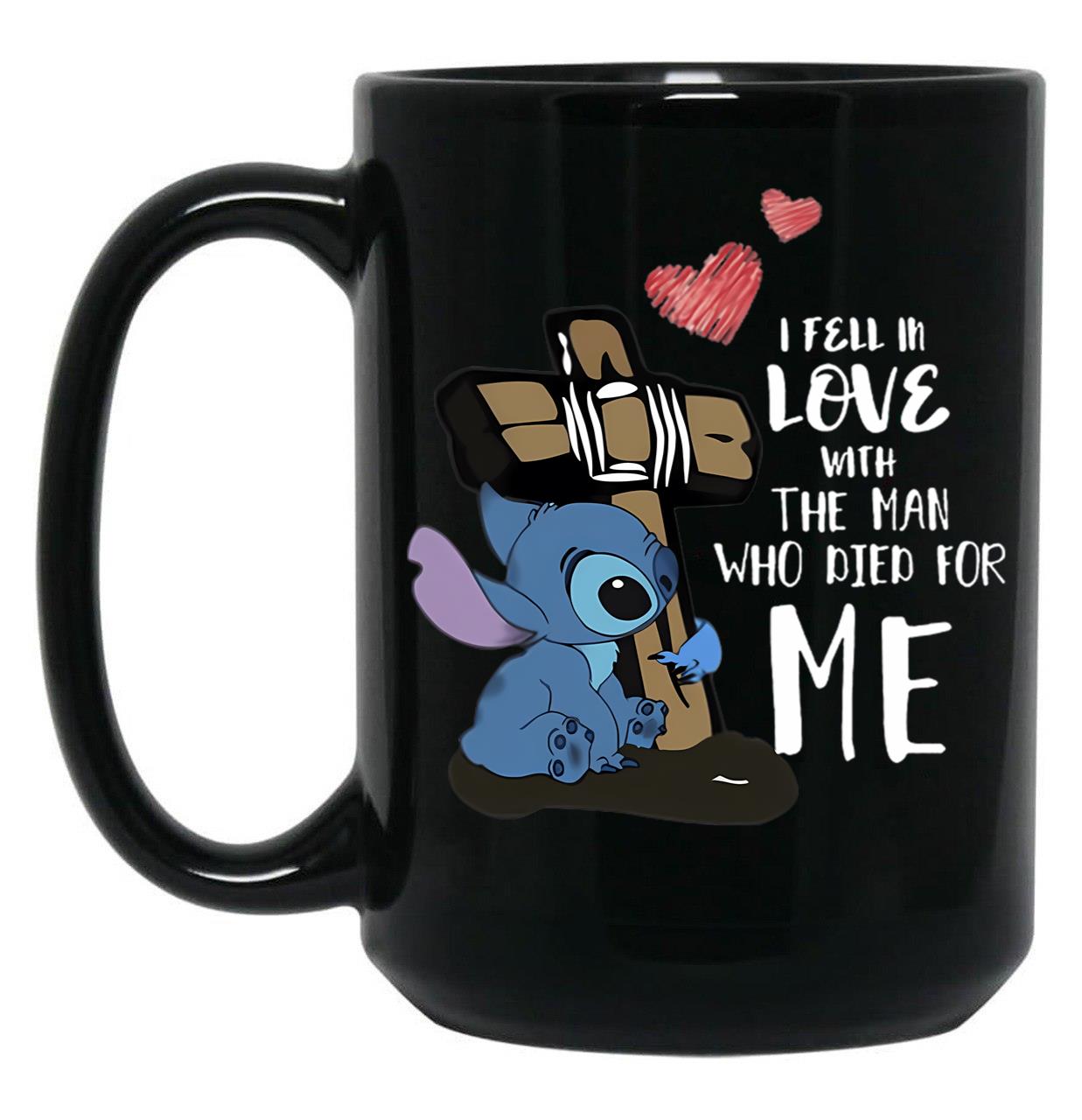 I Fe Ll In L O Ve W Ith T He M A N W Ho Di E D Fo R M E St Itc H Black Gift Coffee Mug