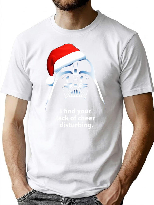 I Find Lack Of Cheer Disturbing Christmas Premium Heavyweight Cotton T-Shirt - White