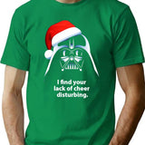 I Find Lack Of Cheer Disturbing Christmas Premium Heavyweight Cotton T-Shirt - Green