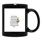 I Find Myself To Be Blessed With A Grandma As Loving Caring Black Coffee Mug, Gift Coffee Mug - Black