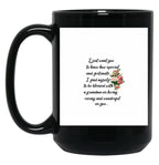 I Find Myself To Be Blessed With A Grandma As Loving Caring Black Coffee Mug, Gift Coffee Mug