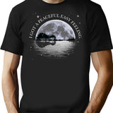 I Got A Peaceful Easy Feeling T-Shirt for Men & Women, T-Shirts Graphic Tee - Black