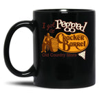 I Got Pegged At Cracker Barrel Old Country Store I Got Pegged At Cracker Black Coffee Mug, Gift Coffee Mug