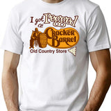 I Got Pegged At Cracker Barrel Old Country Store I Got Pegged At Cracker Premium Heavyweight Cotton T-Shirt - White