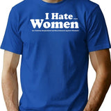I Hate When Women are Unfairly Marginalized and Discriminated Against Premium Heavyweight Cotton T-Shirt - Blue