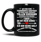 I Have A Damn Great Husband In May Black Coffee Mug, Gift Coffee Mug