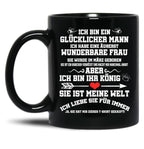 I Have An Extremely Wonderful Woman Black Coffee Mug, Gift Coffee Mug