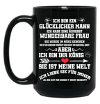 I Have An Extremely Wonderful Woman Black Coffee Mug, Gift Coffee Mug