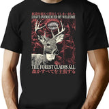 I Have Overstayed My Welcome Deer T-Shirt for Men & Women, T-Shirts Graphic Tee - Black