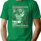 I Have Overstayed My Welcome Deer T-Shirt for Men & Women, T-Shirts Graphic Tee - Green