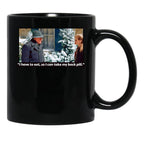 I Have To Eat So I Can Take My Back Pill Christmas Vacation Black Coffee Mug, Gift Coffee Mug - Black