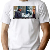 I Have To Eat So I Can Take My Back Pill Christmas Vacation Premium Heavyweight Cotton T-Shirt - White