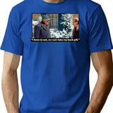 I Have To Eat So I Can Take My Back Pill Christmas Vacation Premium Heavyweight Cotton T-Shirt - Blue