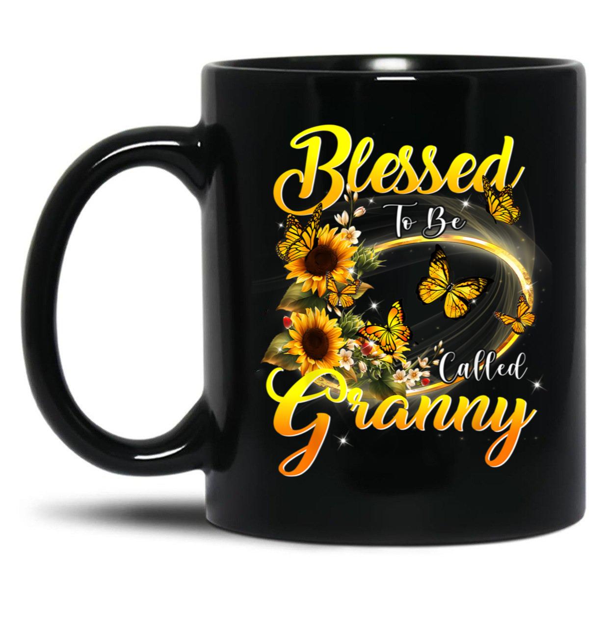 I Have Two Titles Mom And Nana And I Rock Them Mother'S Day Black Gift Coffee Mug