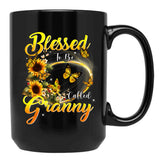 I Have Two Titles Mom And Nana And I Rock Them Mother'S Day Black Gift Coffee Mug - Black