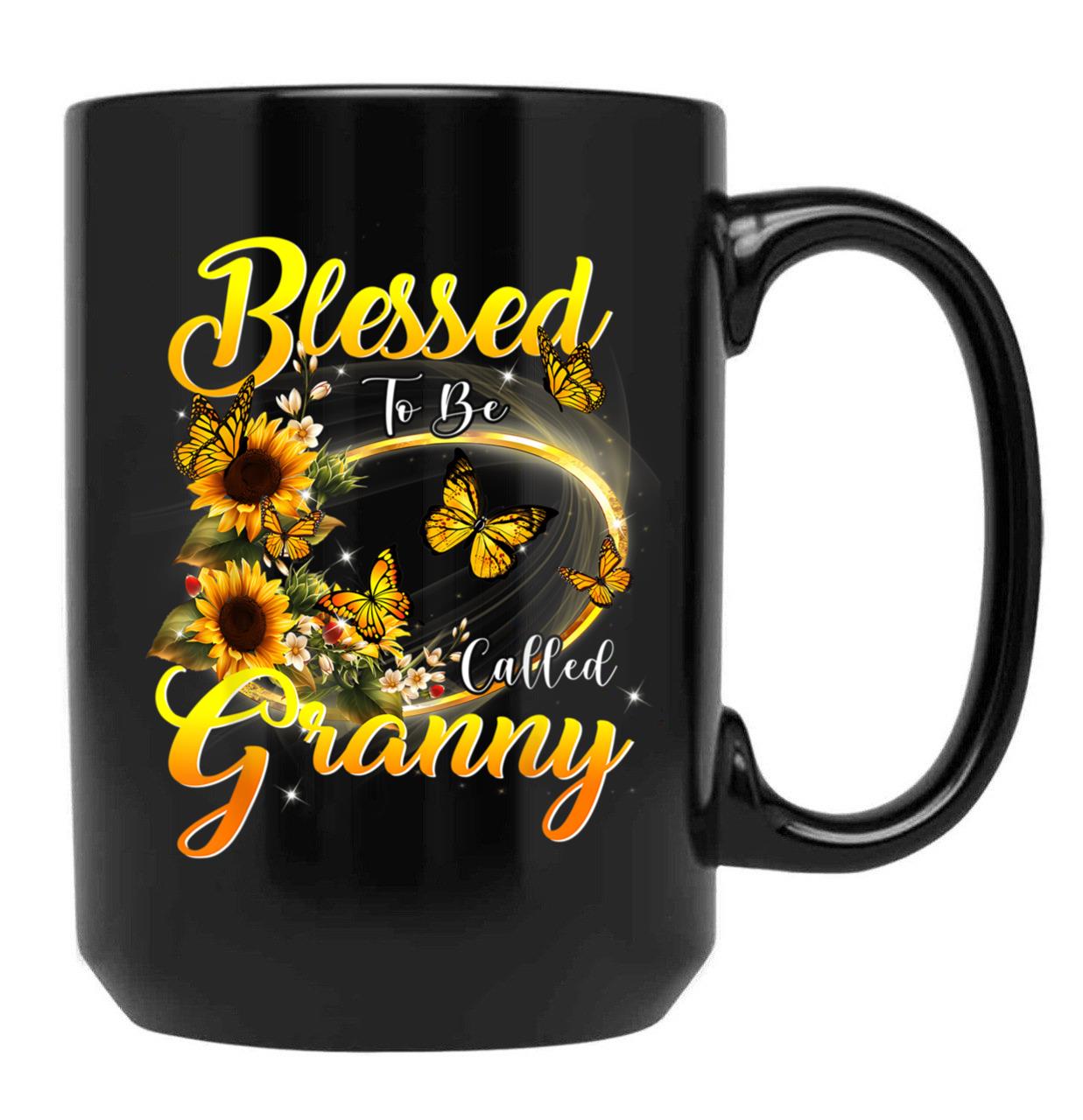 I Have Two Titles Mom And Nana And I Rock Them Mother'S Day Black Gift Coffee Mug - Black