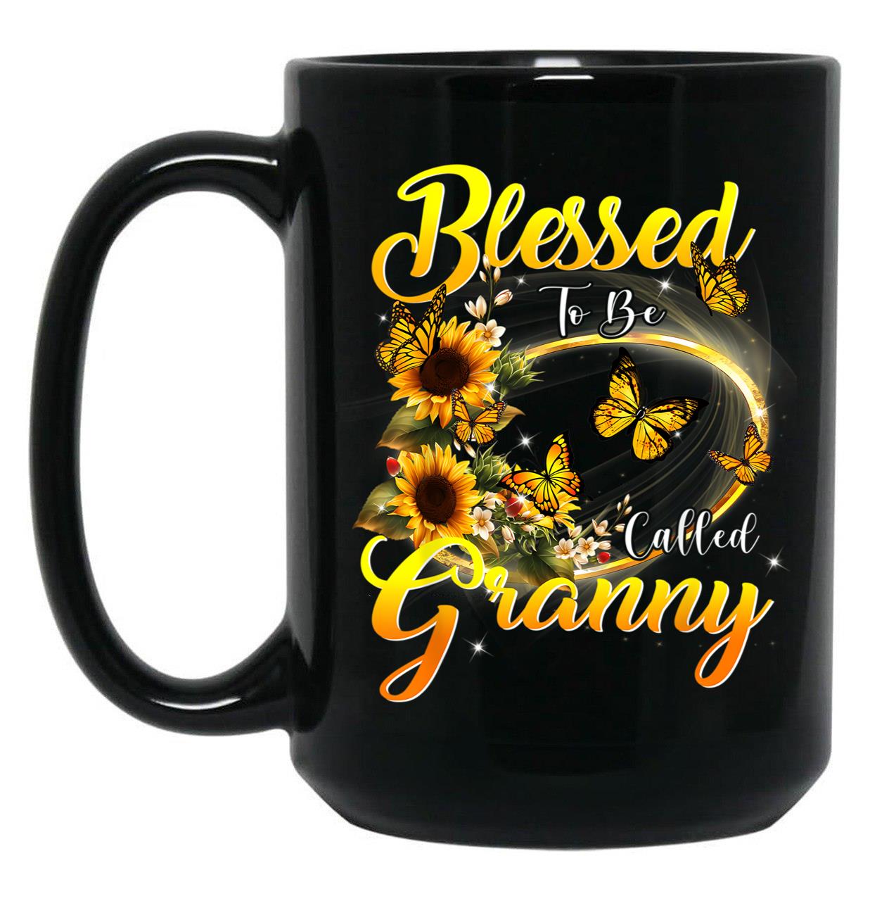 I Have Two Titles Mom And Nana And I Rock Them Mother'S Day Black Gift Coffee Mug
