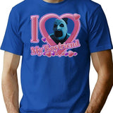 I Heart Art T-Shirt for Men & Women, T-Shirts Graphic Tee - Blue