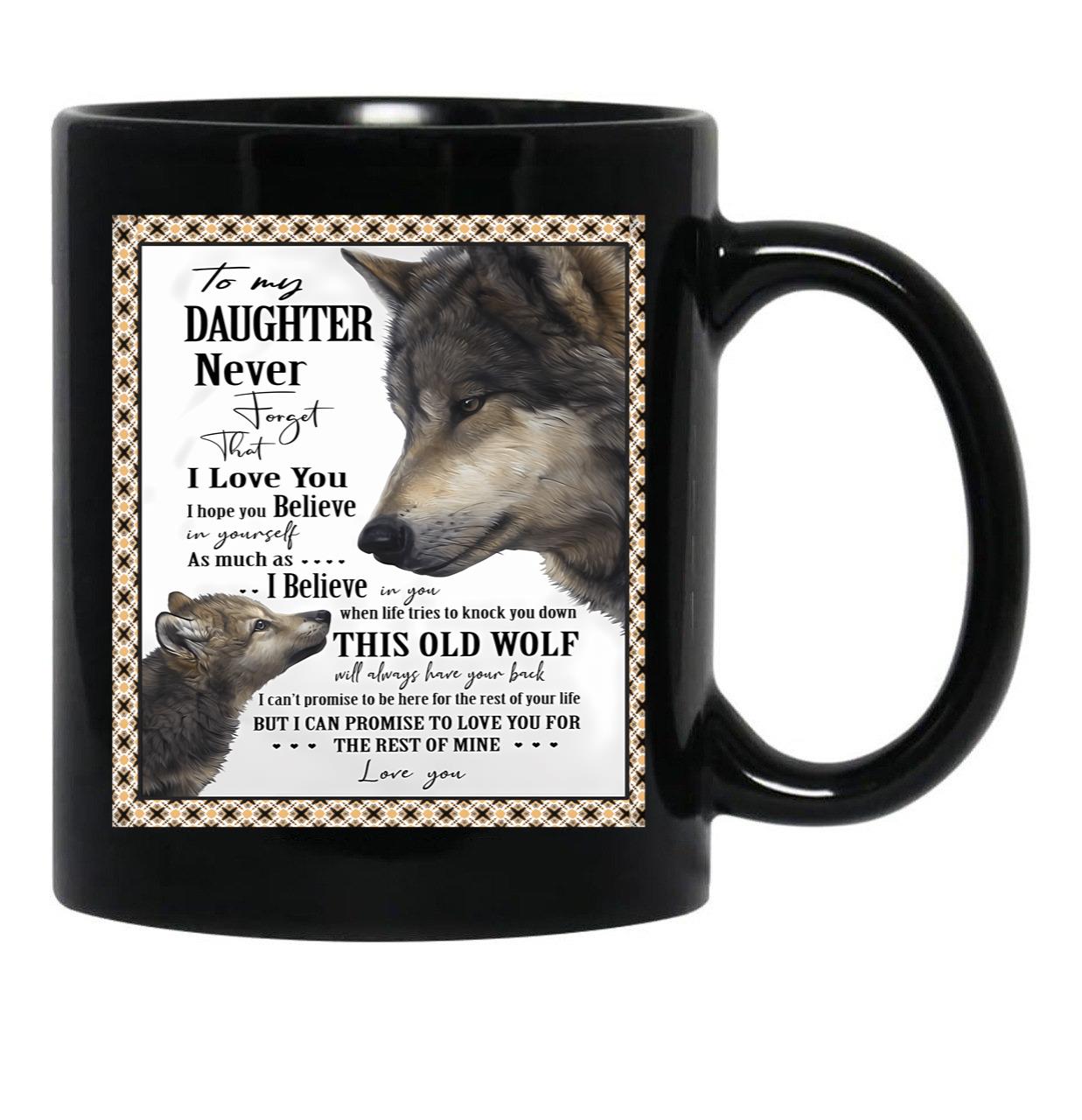I Hope You Believe In Yourself Black Coffee Mug - Black