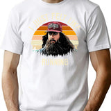 I Just Felt Like Running Retro T-Shirt for Men & Women, T-Shirts Graphic Tee - White