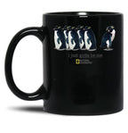 I Just Gotta Be Me Penguin Black Coffee Mug, Gift Coffee Mug