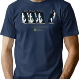 I Just Gotta Be Me Penguin Premium Heavyweight Cotton T-Shirt - Navy