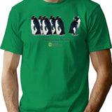 I Just Gotta Be Me Penguin Premium Heavyweight Cotton T-Shirt - Green