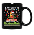 I Just Want To Hug My Akita Inu Dog Black Gift Coffee Mug - Black