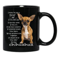 I Know I'M Just A Dog Chihuahua Black Coffee Mug - Black